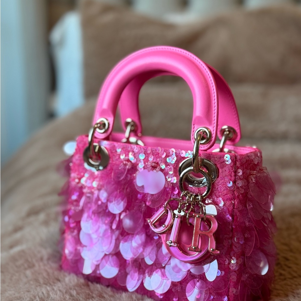 Dior Pink Sequin Women's Bag